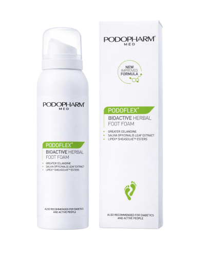 PODOFLEX®  Bioaktywna ziołowa pianka do stóp