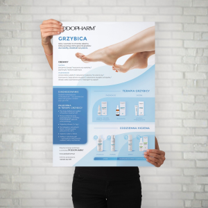 PODOPHARM® Podologiczny plakat | Grzybica