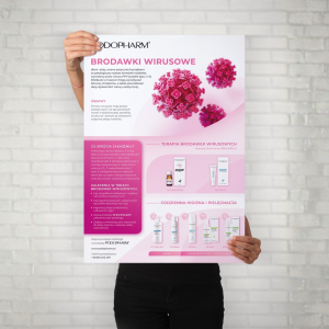PODOPHARM® Podologiczny plakat | Brodawki wirusowe